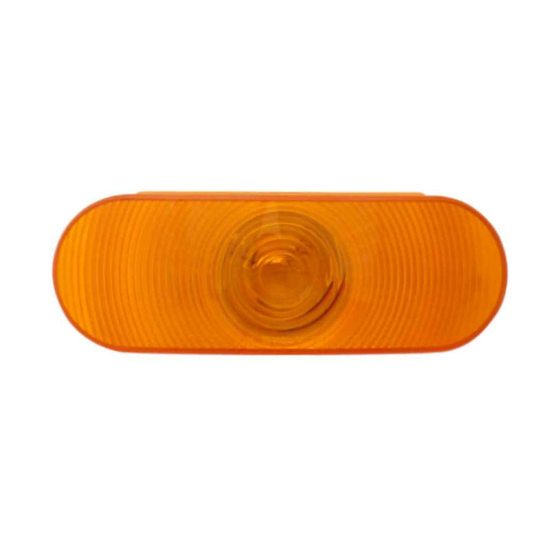 6" Oval Amber Light No Grommet, No Pigtail