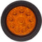 4" Round Amber LED Light