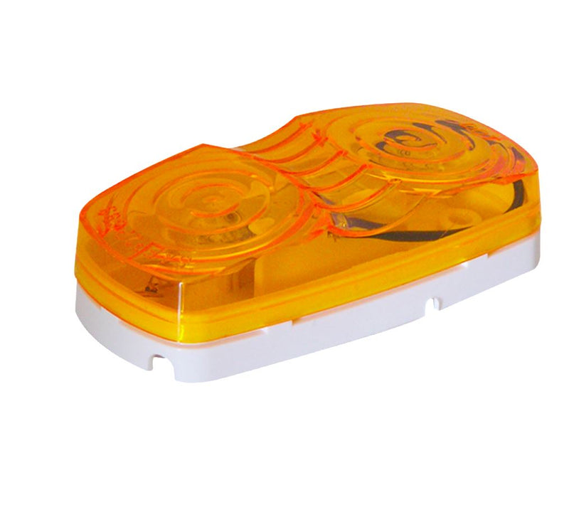 4" Amber Marker Light - Replaceable Bulbs