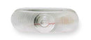 6" Oval Clear Light No Grommet, No Pigtail