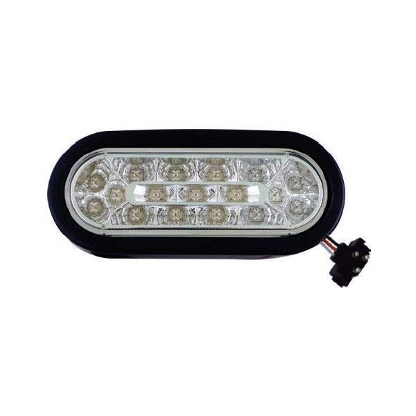 6" Oval Clear 16-LED Light Kit