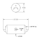 AIR TANK 9.5" DIA HT-9575