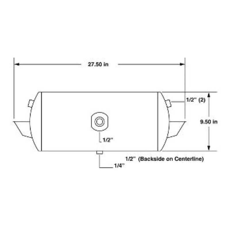 AIR TANK 9.5 DIA HT-9506